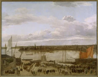 Utsikt over havnen i Nantes