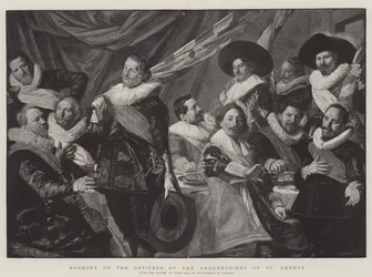 Bankett for offiserene til Arquebusiers of St George