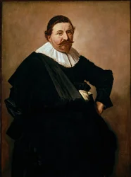 Portrett av Lucas de Clercq, belgisk kjøpmann av veveprodukter. Maleri av Frans Hals (1580-1666), ca 1627. Olje på lerret. Mål: 126,5x93cm. Amsterdam, Rijksmuseum