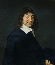 Portrett av Rene Descartes (1596-1650) ca. 1649