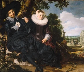 Portrett av et par, sannsynligvis Isaac Abrahamsz Massa og Beatrix van der Laen