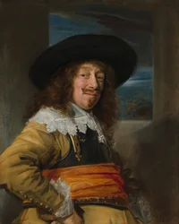 Portrett av et medlem av Haarlem Civic Guard, ca. 16361638.