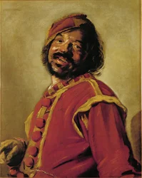 Mulatten, sannsynligvis en populær figur fra nederlandsk komedie (olje på lerret)