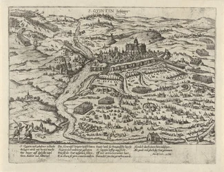 Beleiring av Saint-Quentin, 1557 S. Quintin belägert (tittel på objekt) Serie 2: Begivenheter i Nederland, 1555-1558 (serietittel)