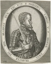 Portrett av kong Filip II av Spania Portretter av konger, dronninger, prinser og prinsesser (serietittel)
