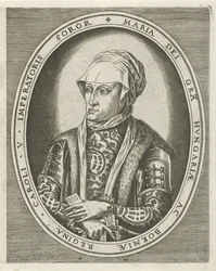 Portrett av guvernør Maria av Ungarn Portretter av konger, dronninger, prinser og prinsesser (serietittel)