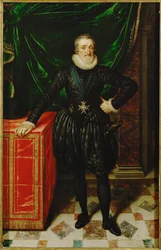 Henrik IV, konge av Frankrike, i svarte hoffklær