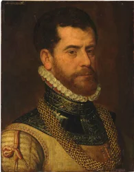 Portrett av en gentleman, med monogrammet til Don Gaspar de Haro y Guzman
