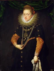 Portrett av Constance av Østerrike 15881631, dronning av Polen, ca 1603