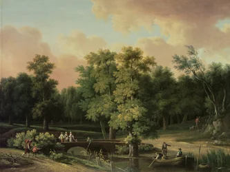 Pastoral scene
