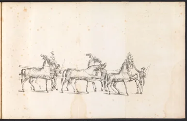Spennvidden av den første flottøren i prosesjonen for Saint Rombout, 1825