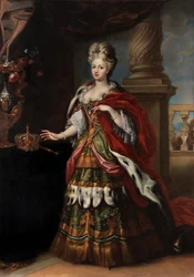 Frans van Stampart Portrett Elisabeth Christine av Brunswick-Wolfenbüttel