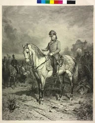 Josef greve Radetzky av Radetz (etsing)