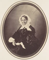 [Portrett av en eldre kvinne], 1850-60-tallet.