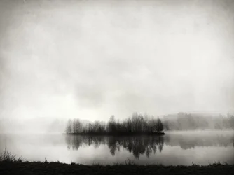Refleksjon over Misty Island