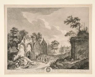 Ruinene av klosteret St. Maur