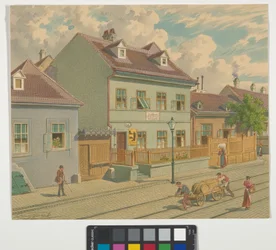 19. distrikt, Gymnasiumstraße 87 - Josef Lanners bolig og dødssted