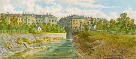 Elisabethbroen over Wien-elven