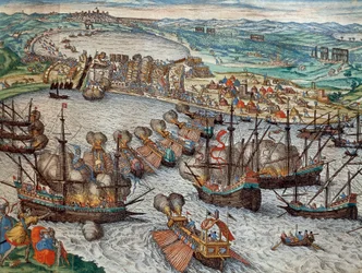 Fangsten av La Goulette og Tunis av Charles V