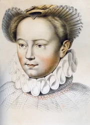 Marguerite de Valois 1553-1615, dronningkonsort av Henry IV av Frankrike, 1500-tallet 1849.