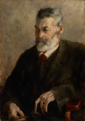 Portrett av kunstnerens far