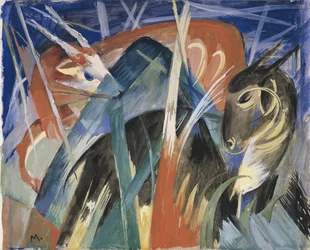 Fabeldyr I Komposisjon med dyr I, 1913