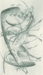 Franz Marc - Skissebok fra felten - Ark 36