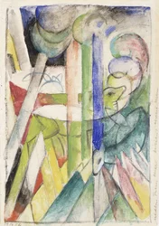 Fjellgeit; Bergziegen, 1914