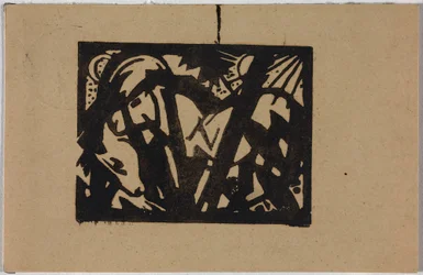 Villhest, postkort fra Sindelsdorf til Wassily Kandinsky i München