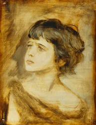 Hodet til en jente, 1879