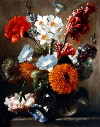 Stilleben av blomster