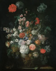Stilleben med blomster