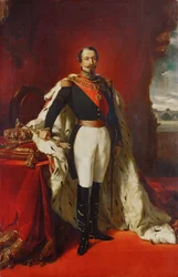Keiser Napoleon III … (maleri på lerret)