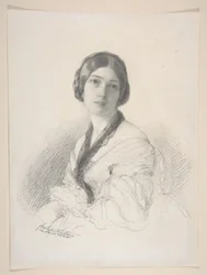 Portrett av baronesse Gudin, født Margareth Louis Hay