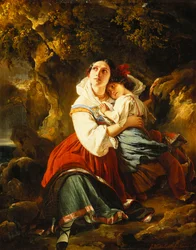 Den nærmer seg storm, 1834