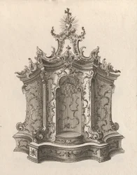 Design for et tabernakel, plate 1 fra serien 
