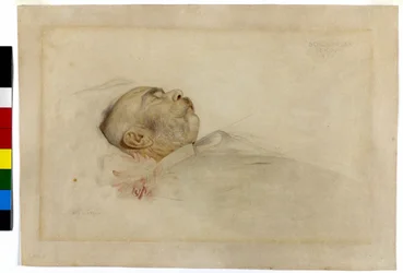 Keiser Franz Josef I på dødsleiet