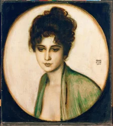 Portrett av fru Feez, 1900