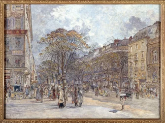 Boulevard des Italiens, morgenutsikt