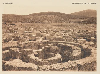 Epidauros. Kjelleren i Tholos