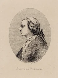 Portrett av fiolinisten og komponisten Gaetano Pugnani 1731-1798, 1842.