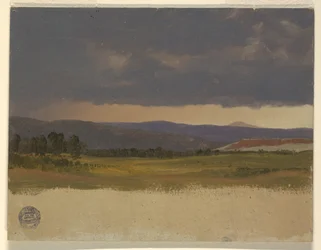 Blue Hill under lave skyer