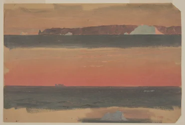 Tegning, Cape St. John, Newfoundland, 1. juni 1859