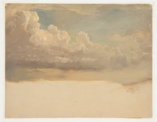 Tegning, skystudie, mars 1871