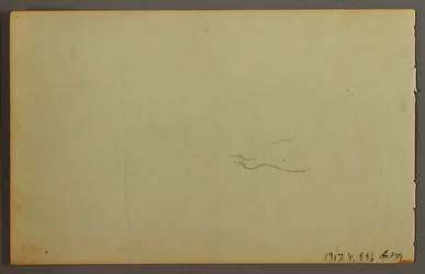 Tegning, skystudie, 1844