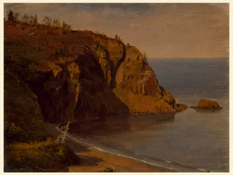 Tegning, kysten av Grand Manan Island, Canada, august eller september 1851