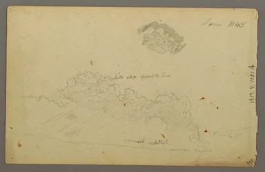 Tegning, åskjeder, 1844
