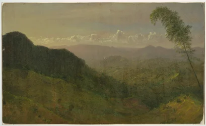 Tegning, Kupert landskap, 1865