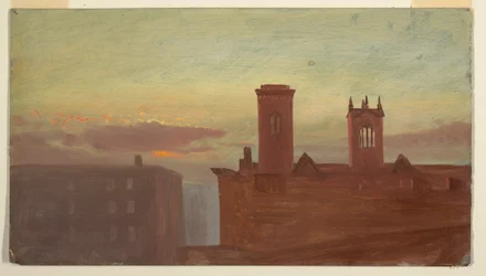 Tegning, Hustak/Hudson, ca. 1867