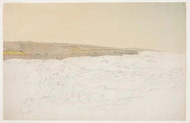 Tegning, Jerusalem, generelt bilde, april (), 1868